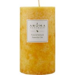 Relaxing Aromatherapy By Relaxing Aromatherapy One 2.75 X 5 Inch Pillar Aromatherapy Candle.  Combines The Essential Oils Of Lavender And Tangerine To