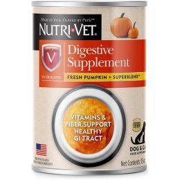 Nutri-Vet Digestive Supplement Fresh Pumpkin & Superblend 15oz 1ea/15 oz