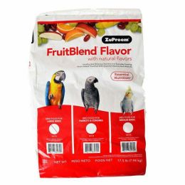 ZuPreem FruitBlend with Natural Flavor Pelleted Bird Food for Large Birds 17.5 lb