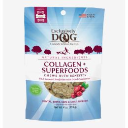 Exclusively Pet Collagen & Superfoods Chews w/Benefits Cranberry  1ea/4 oz