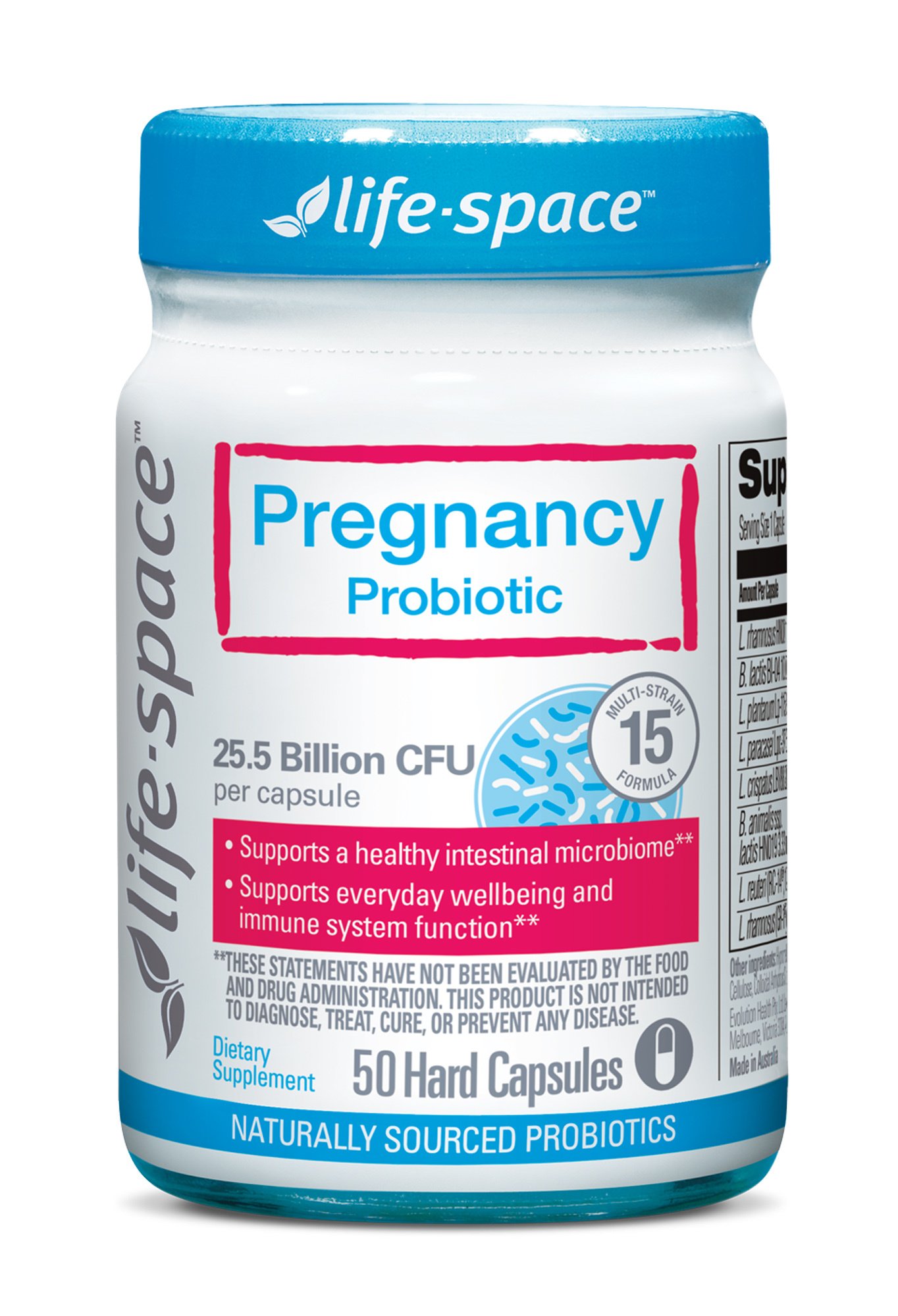 Life-Space Pregnancy Probiotic Supplement for Mom and Baby to Support Digestive; Immune and Vaginal Health; Contains Lactobacillus crispatus and rha Life-Space Pregnancy Probiotic Supplement for Mom and Baby to Support Digestive; Immune and Vaginal Health; Contains Lactobacillus crispatus and rha